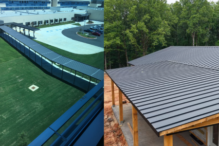 custom metal awnings and walkway covers