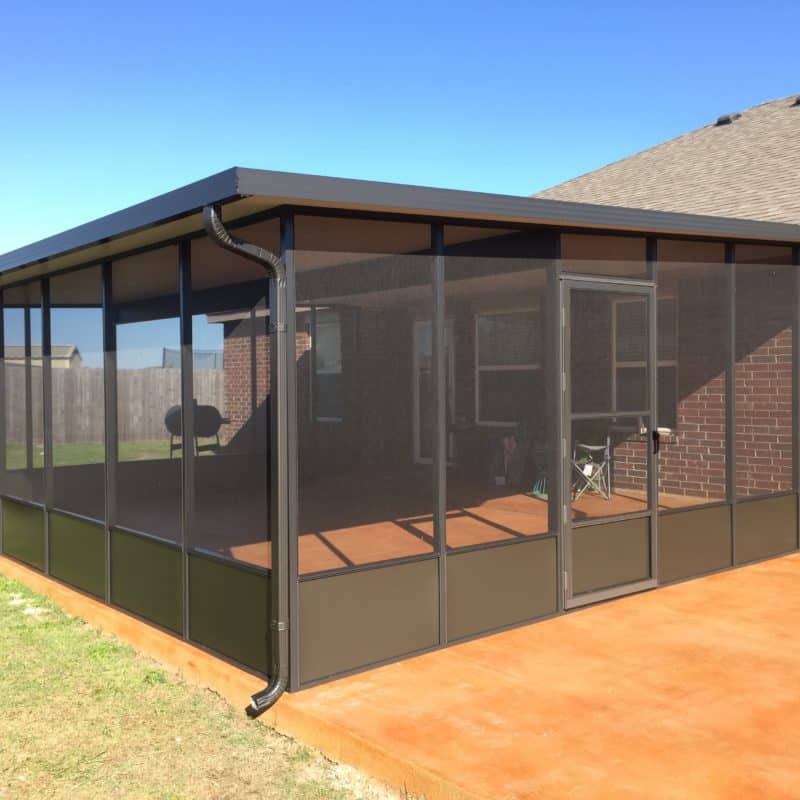 screened in back porch